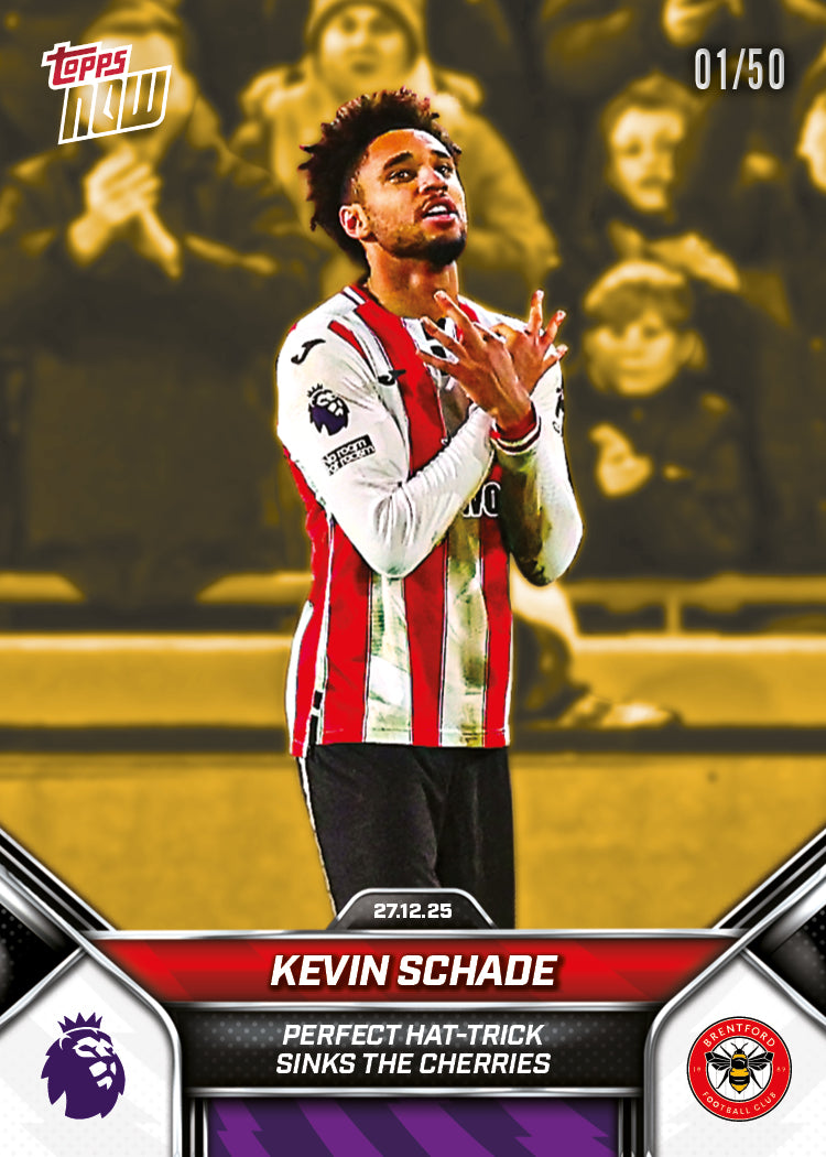 Kevin Schade - 2025-26 Premier League Topps NOW - Card 88 - PR: 266 - Image 6