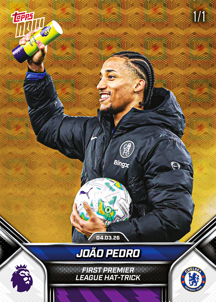 João Pedro - 2025-26 Premier League Topps NOW - Card 152 - PR: 949 - Image 2