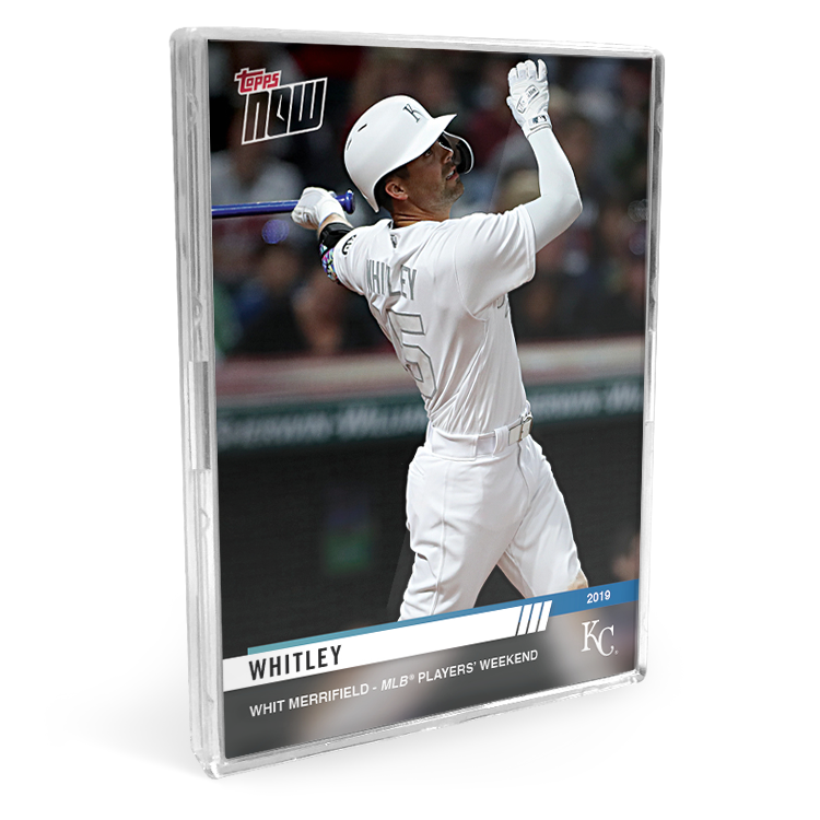 2019 Kansas City Royals TOPPS NOW Players Weekend 6-Card Team Set + Relic Card - Print Run: 84