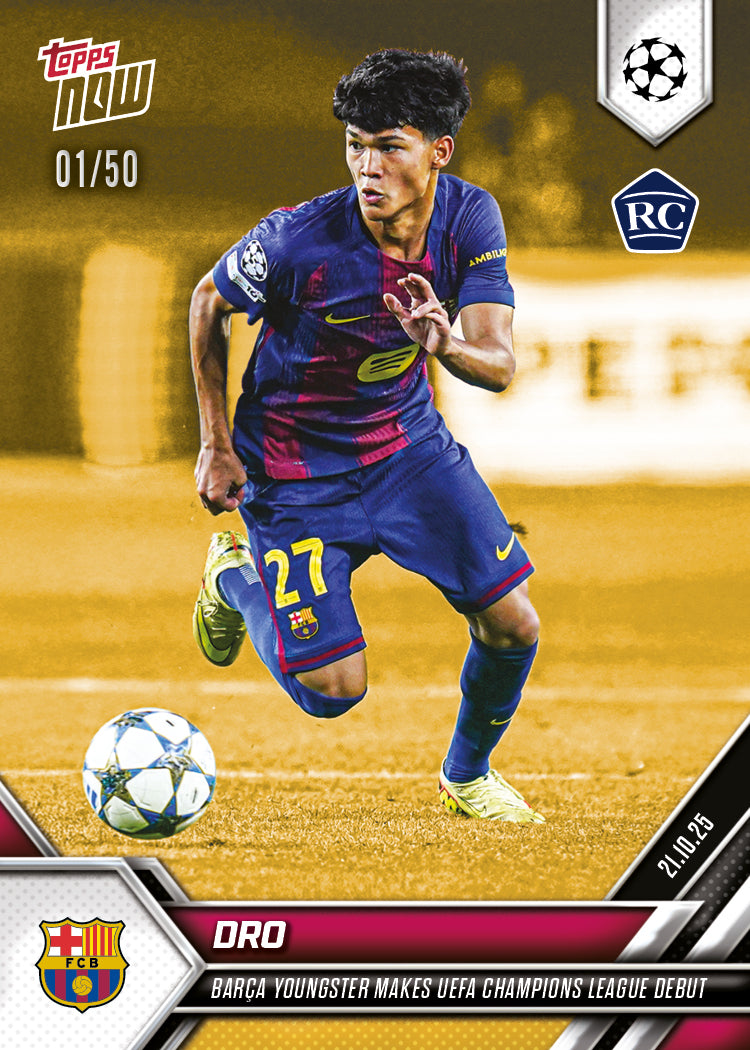 Dro - 2025-26 UCL Topps NOW - Card 31 - PR: 2889 - Image 6