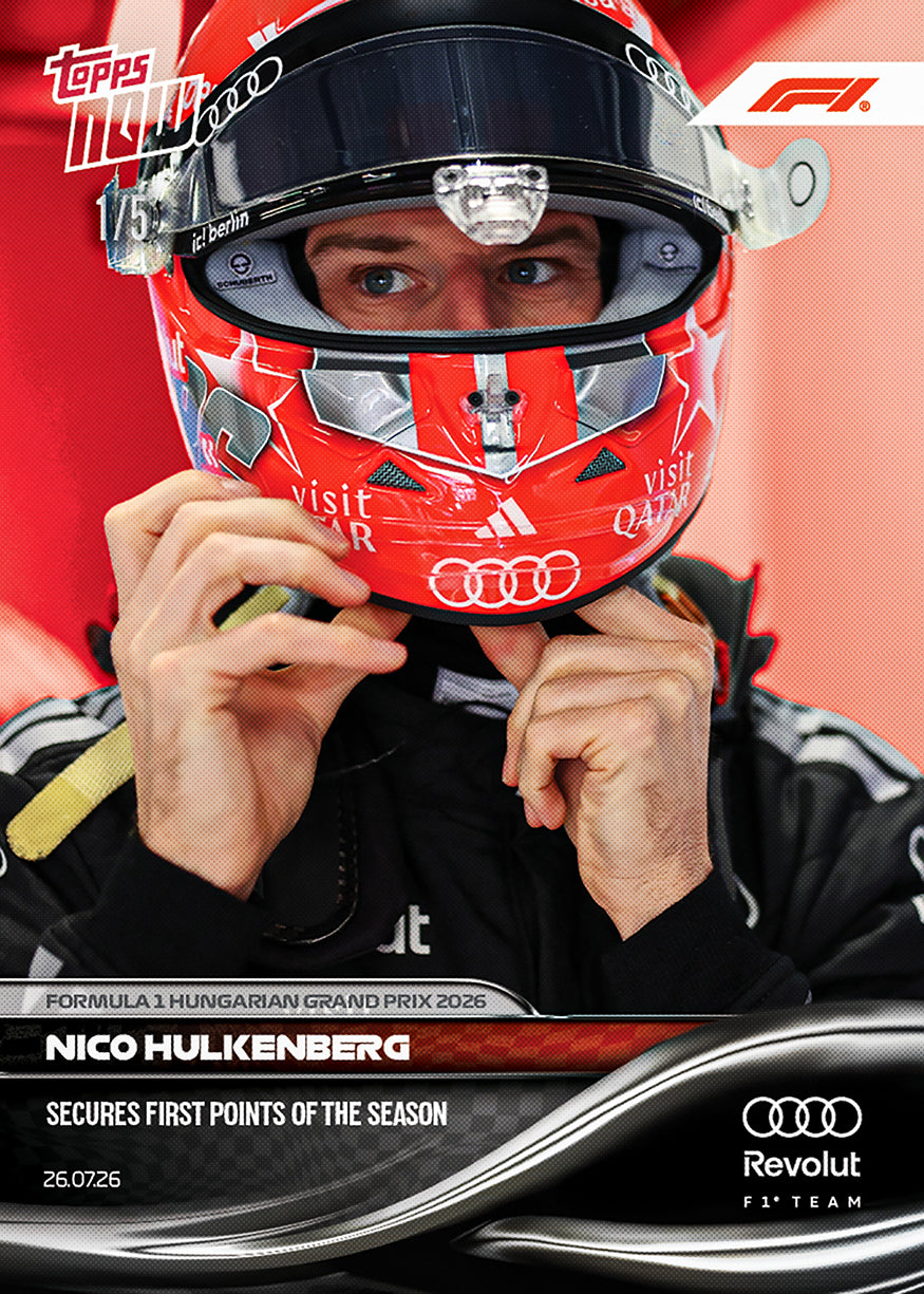 Nico Hulkenberg - 2026 Formula 1 Topps NOW - Card 52 - PR: 1730 - Image 3