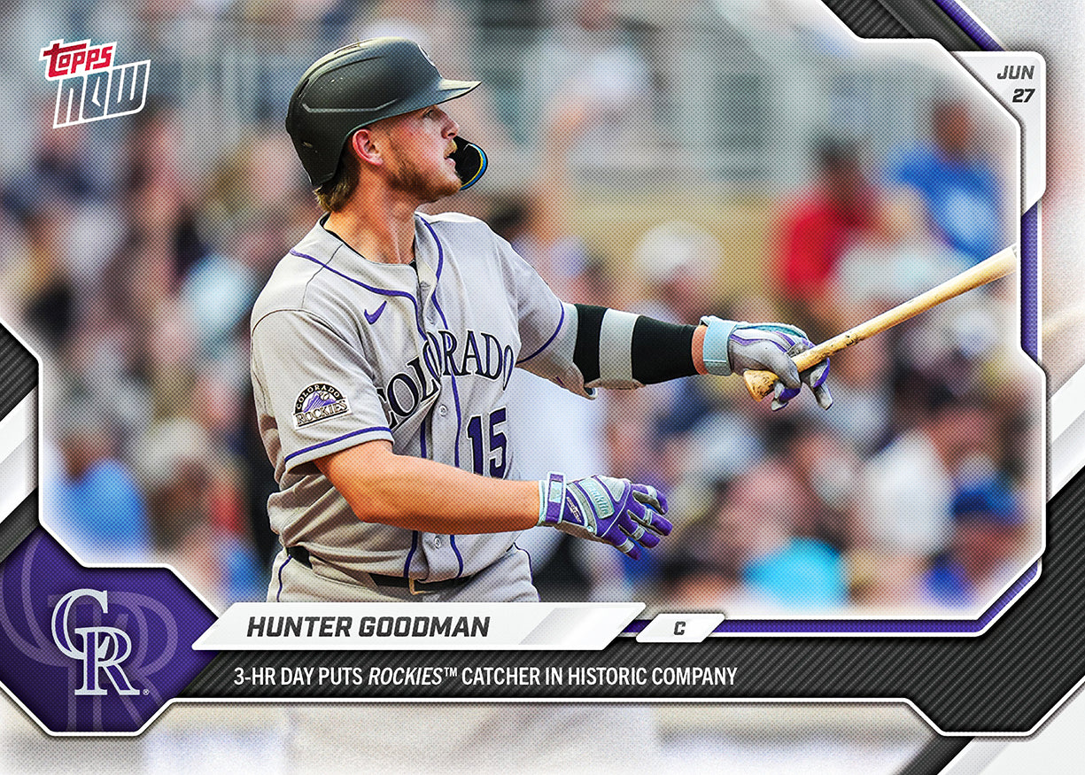 Hunter Goodman - 2026 MLB Topps NOW - Card 387 - PR: 498
