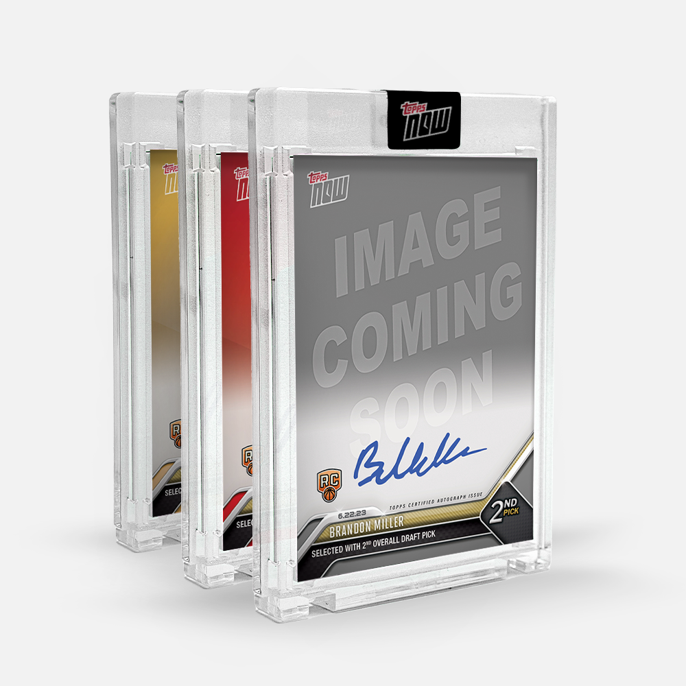 On-Card Autograph # to 199 or Lower - Brandon Miller - 2023 TOPPS NOW Basketball Card D2 - Image 2
