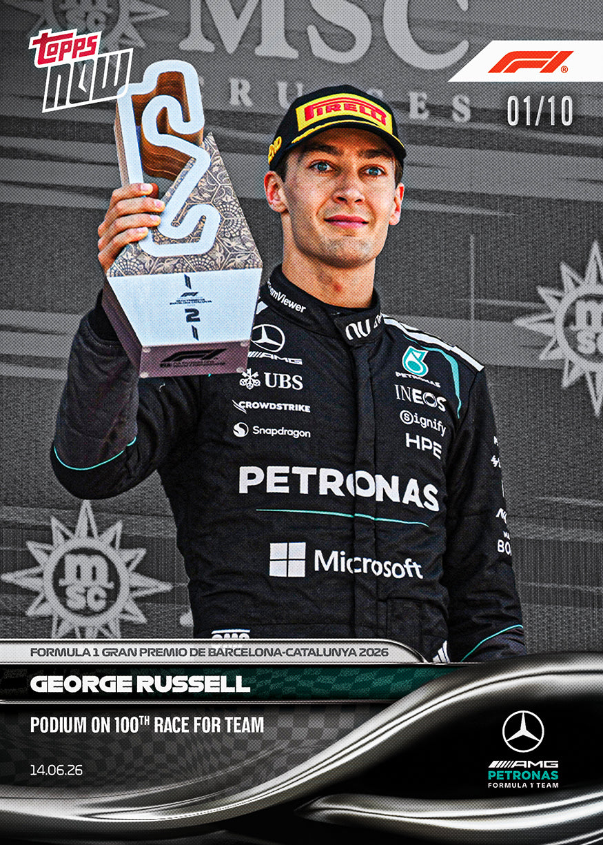 George Russell - 2026 Formula 1 Topps NOW - Card 41 - PR: 2210 - Image 4