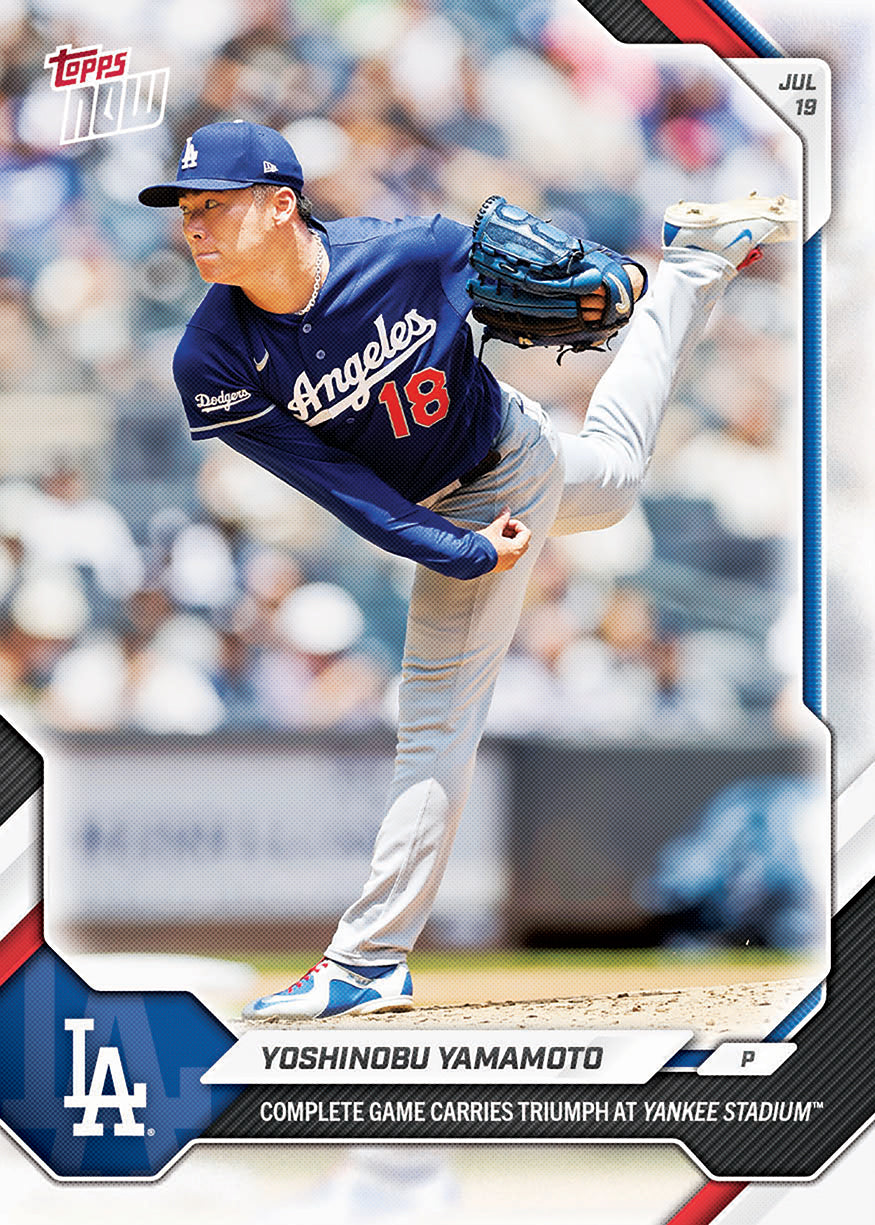 Yoshinobu Yamamoto - 2026 MLB Topps NOW - Card 470 - PR: 4580