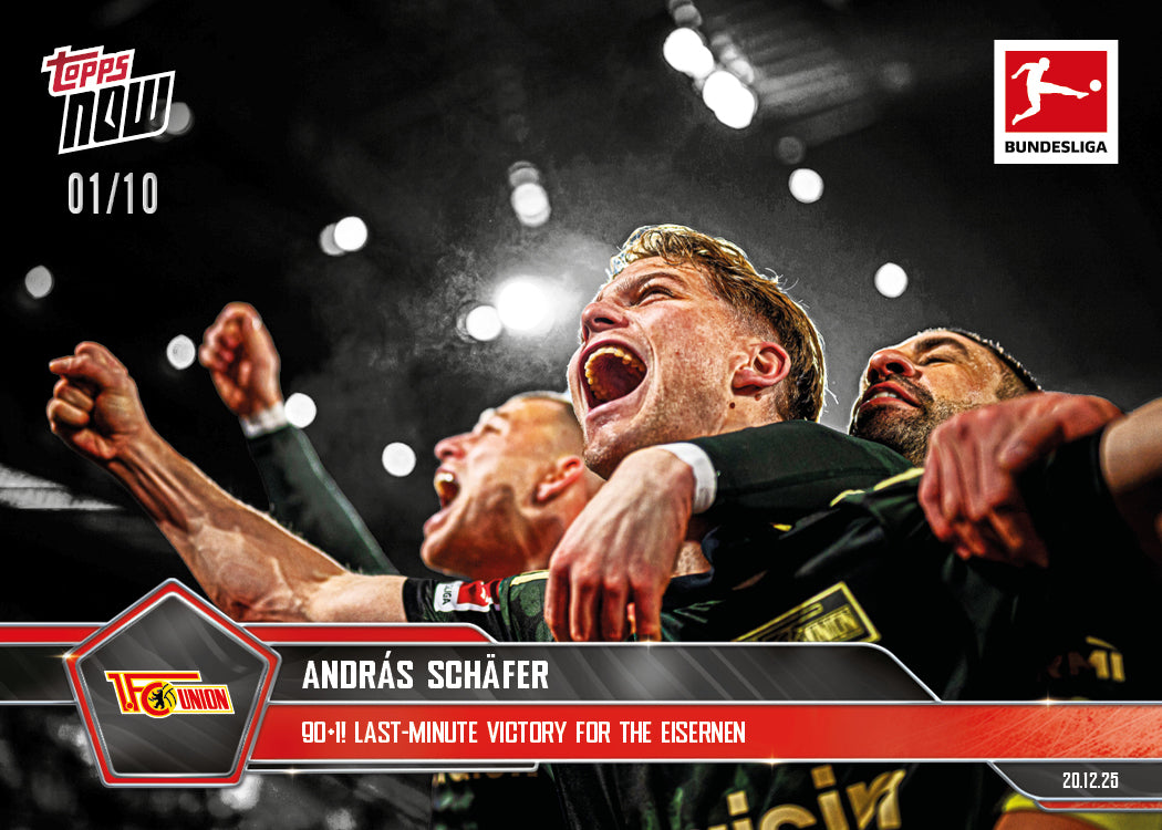 András Schäfer - 2025-26 Bundesliga Topps NOW - Card 85 - PR: 188 - Image 4