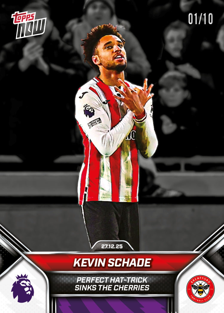 Kevin Schade - 2025-26 Premier League Topps NOW - Card 88 - PR: 266 - Image 4