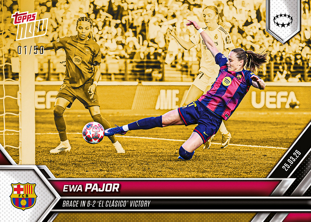 Ewa Pajor - 2025-26 UWCL Topps NOW - Card 24 - PR: 279 - Image 6