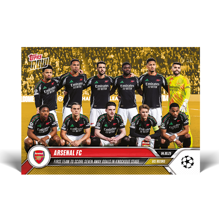 Arsenal FC - 2024-25 UCL Topps NOW Card 115 - PR: 776 - Image 2