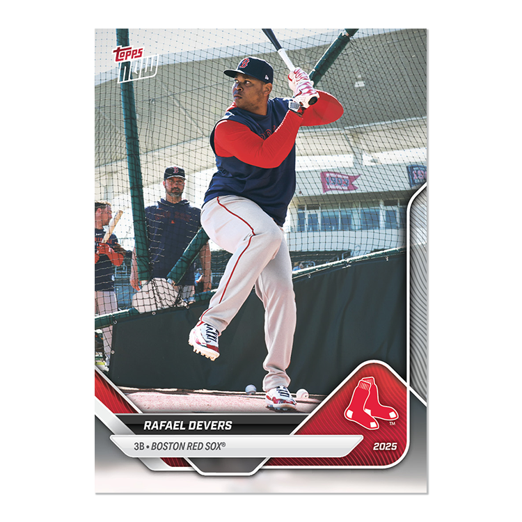 Alternative view of 2025 Boston Red Sox MLB Topps NOW Road To Opening Day 11-Card Team Set - PR: 709