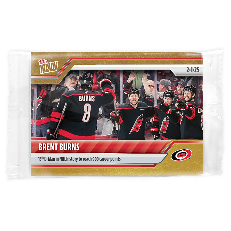 Brent Burns - 2024-25 NHL Topps NOW - Sticker # 104 Pack - PR: 150 - Image 3