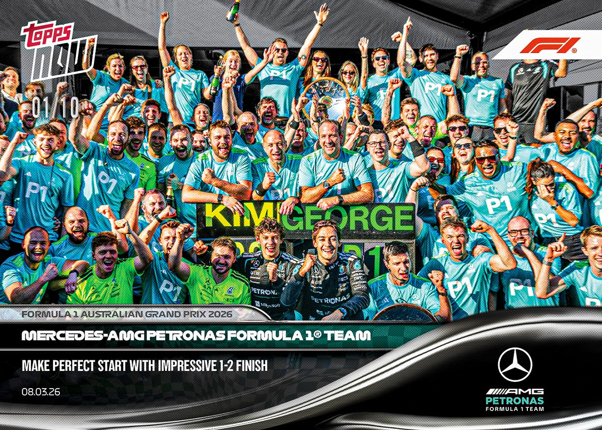 Mercedes-AMG PETRONAS Formula One Team - 2026 Formula 1 Topps NOW - Card 15 - PR: 2144 - Image 4