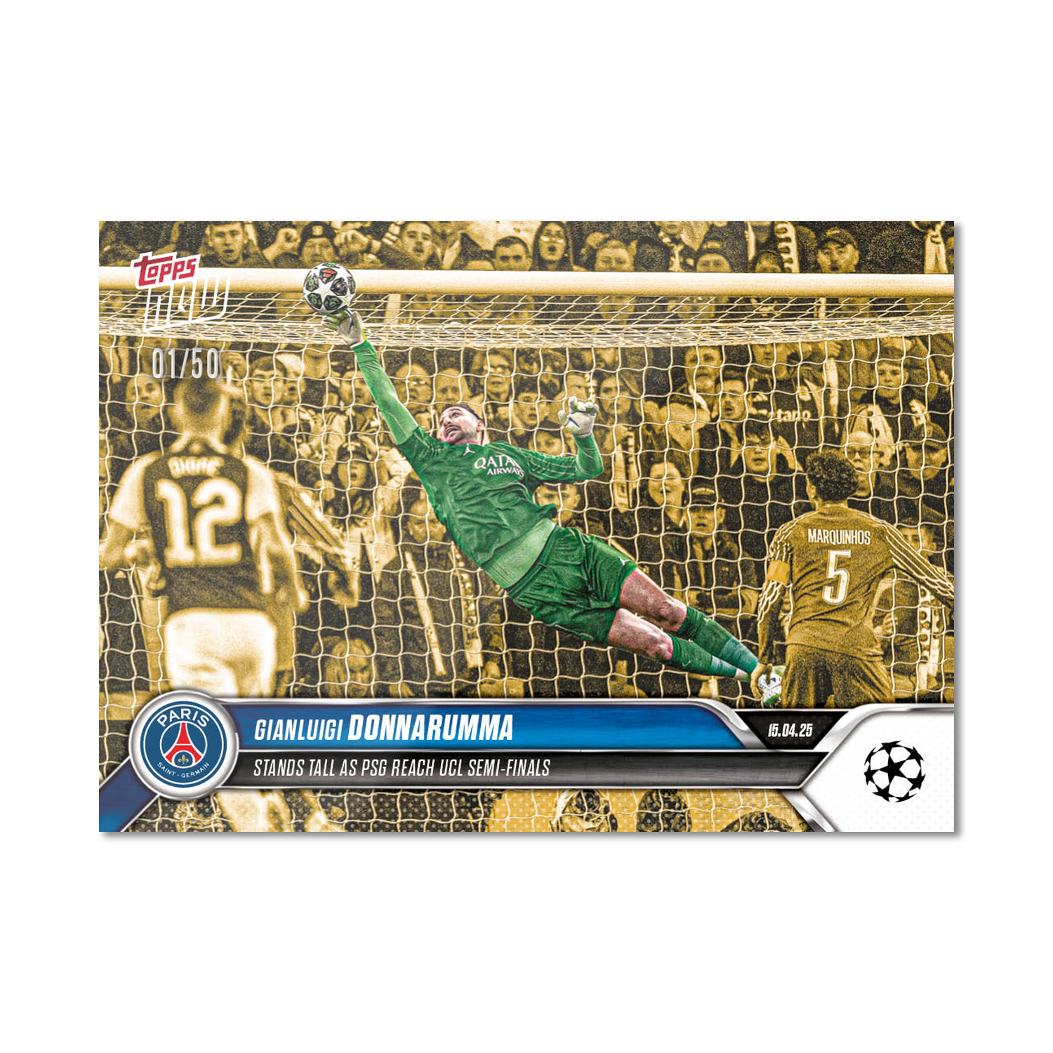 Gianluigi Donnarumma - 2024-25 UCL Topps NOW - Card 140 - PR: 169 - Image 7