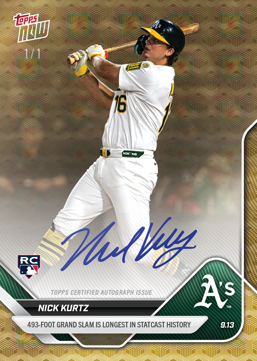 Nick Kurtz - 2025 MLB Topps NOW - Card 711 - LOOK FOR AUTOS - PR: 10738 - Image 2