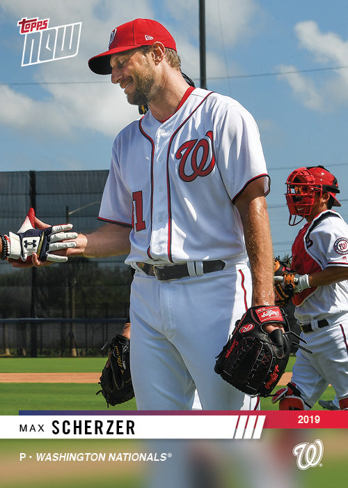 2019 Washington Nationals TOPPS NOW Road To Opening Day 16-Card Team Set - Autograph Edition - Print Run: 502 - Image 9