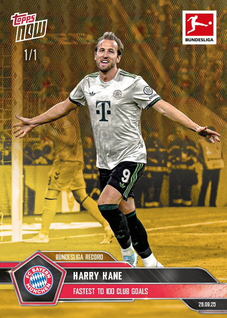 Harry Kane - 2025-26 Bundesliga Topps NOW - Card 32 - PR: 718 - Image 2
