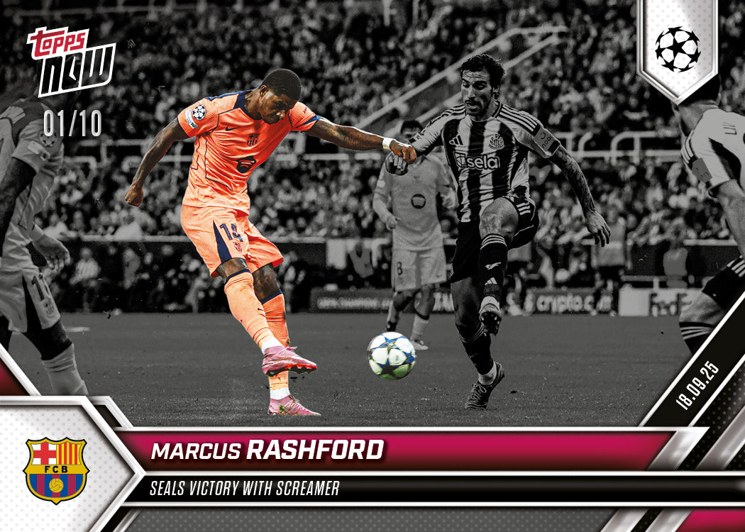 Marcus Rashford - 2025-26 UCL Topps NOW - Card 21 - PR: 514 - Image 4