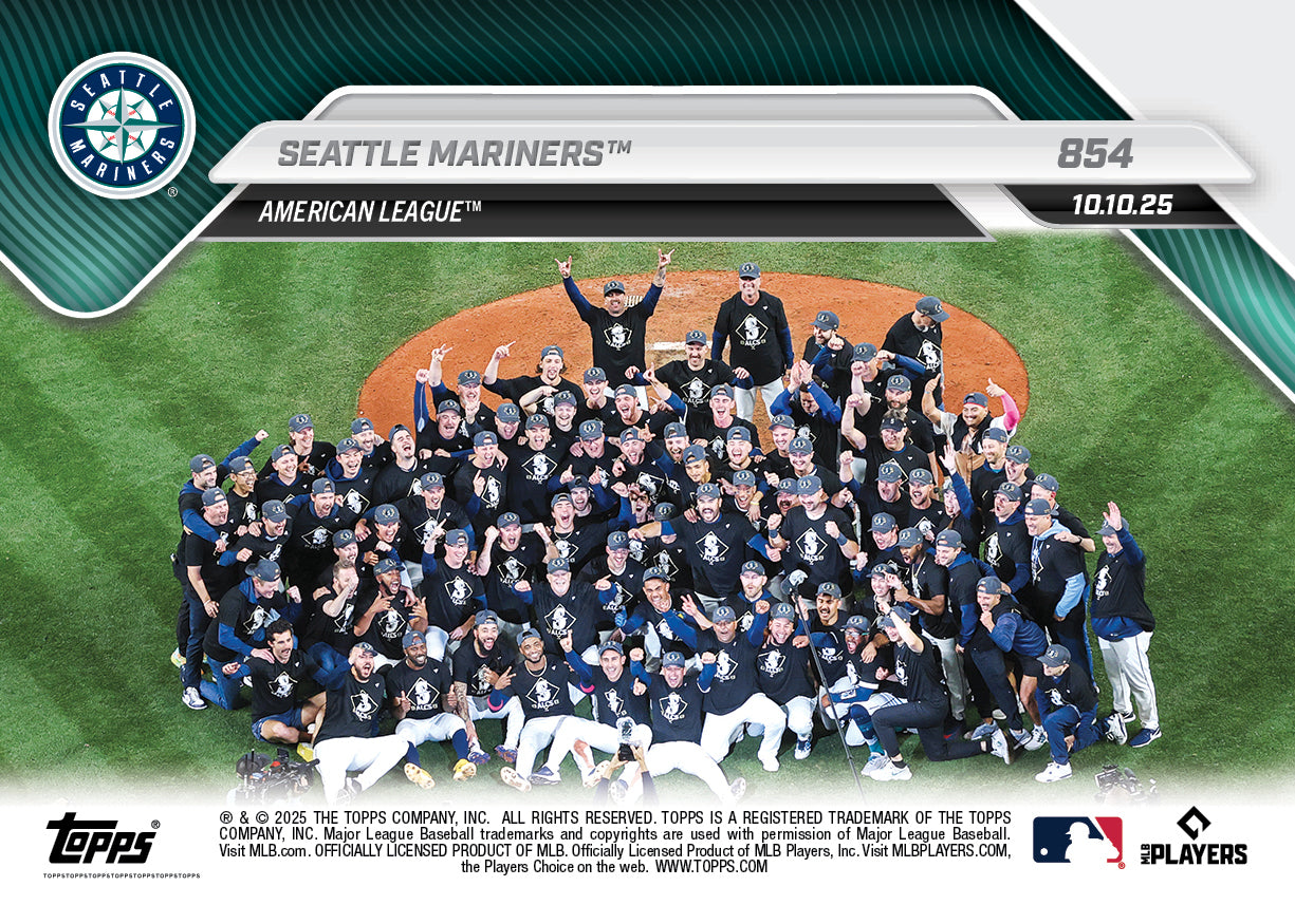 Seattle Mariners - 2025 MLB Topps NOW - Card 854 - PR: 5670 - Image 3