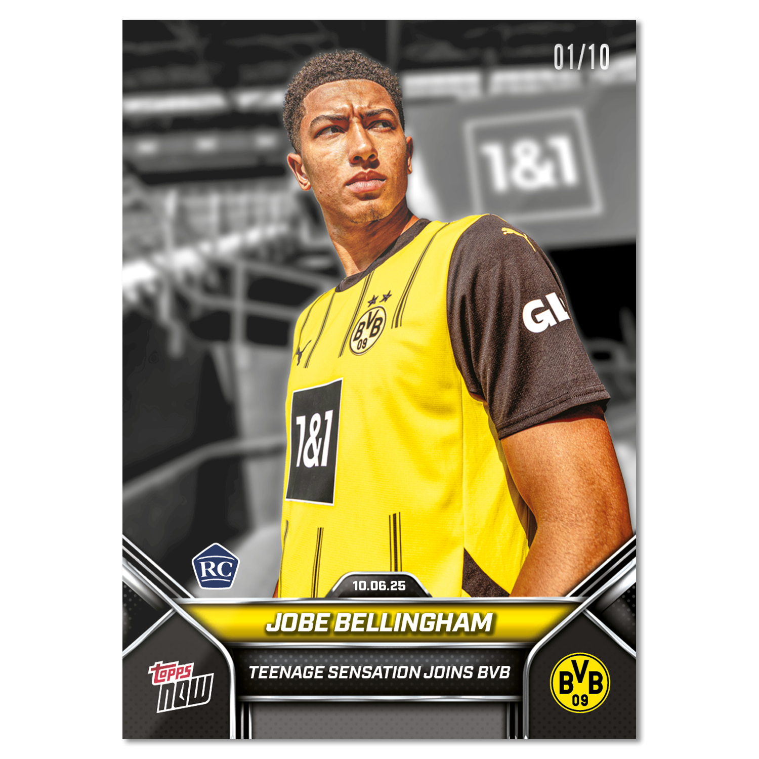 Jobe Bellingham - 2025-26 Borussia Dortmund Topps NOW - Card 1 - PR: 3313 - Image 5