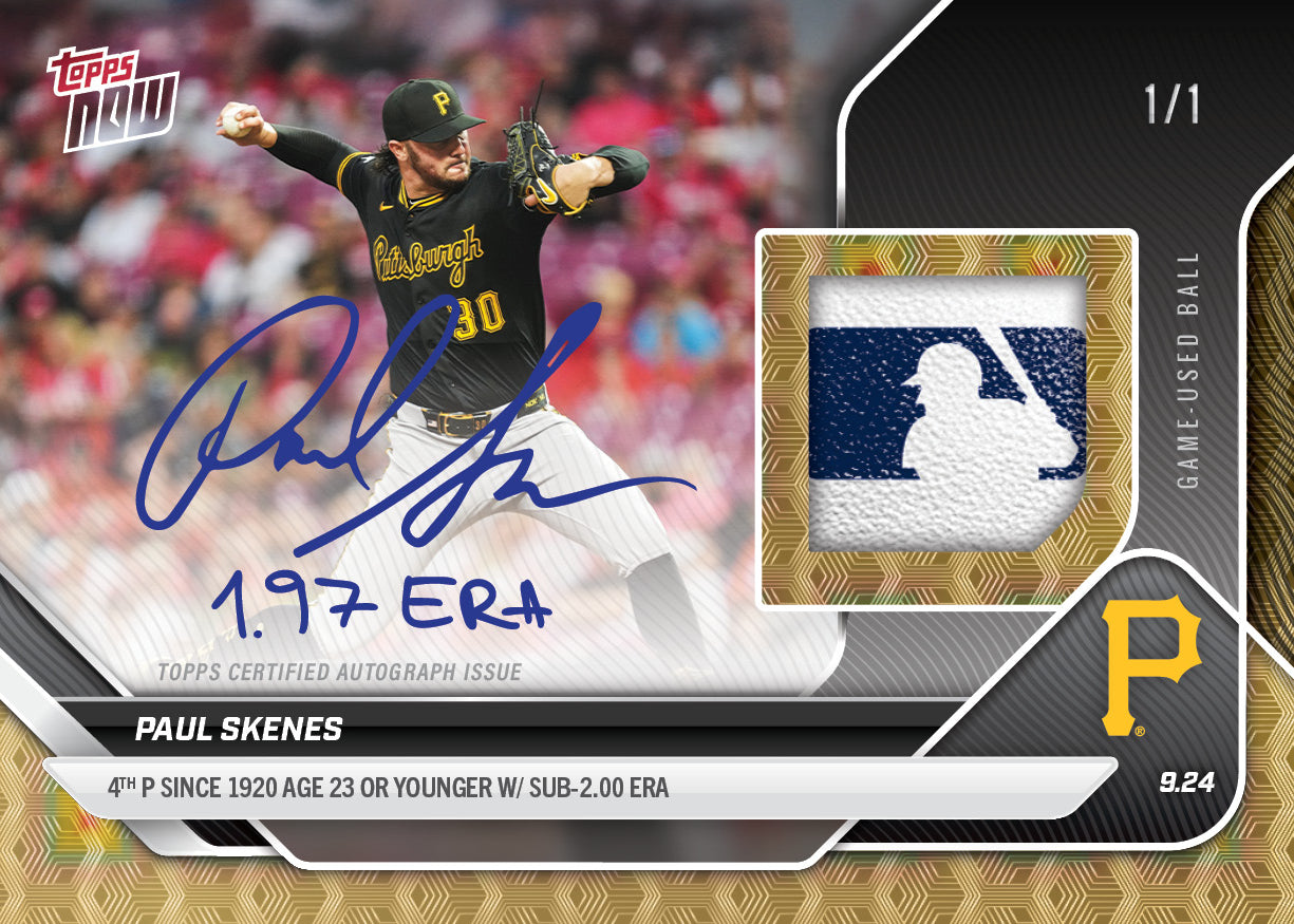 Paul Skenes - 2025 MLB Topps NOW - Card 763 - PR: 13596 - Image 2