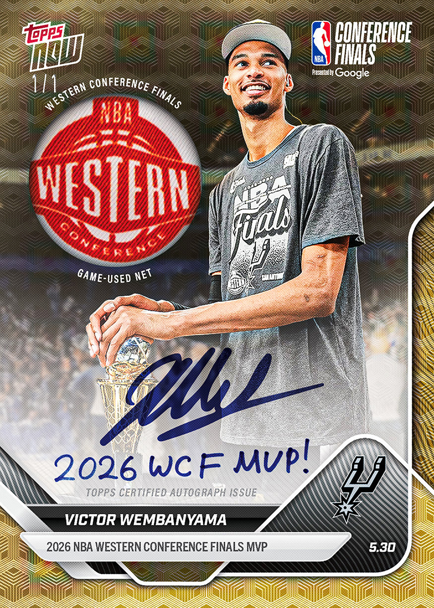 Victor Wembanyama - 2025-26 NBA Topps NOW - Card 324 - PR: 63377 - Image 2