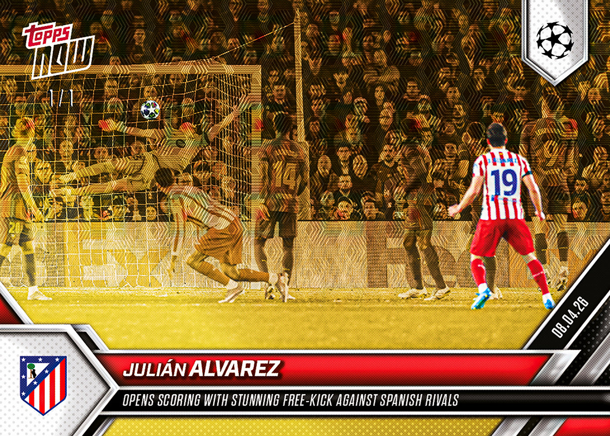 Julián Alvarez - 2025-26 UCL Topps NOW - Card 119 - PR: 720 - Image 7