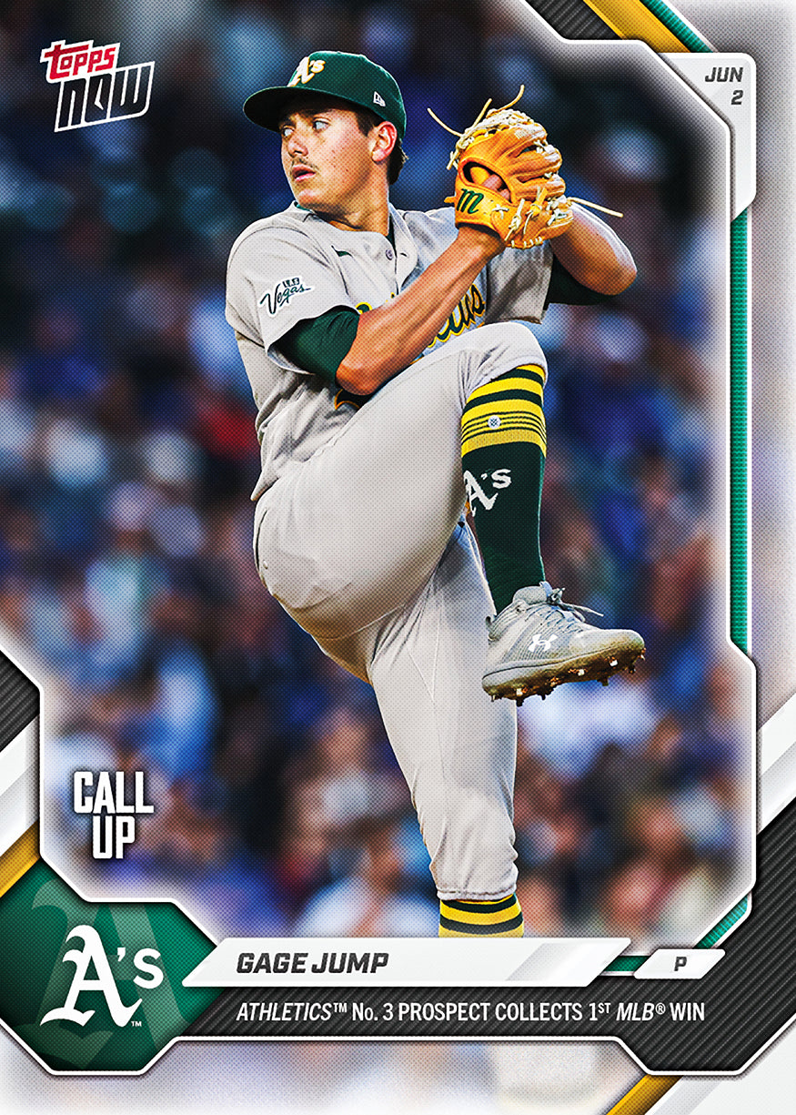 Gage Jump - 2026 MLB Topps NOW - Card 282 - PR: 1238
