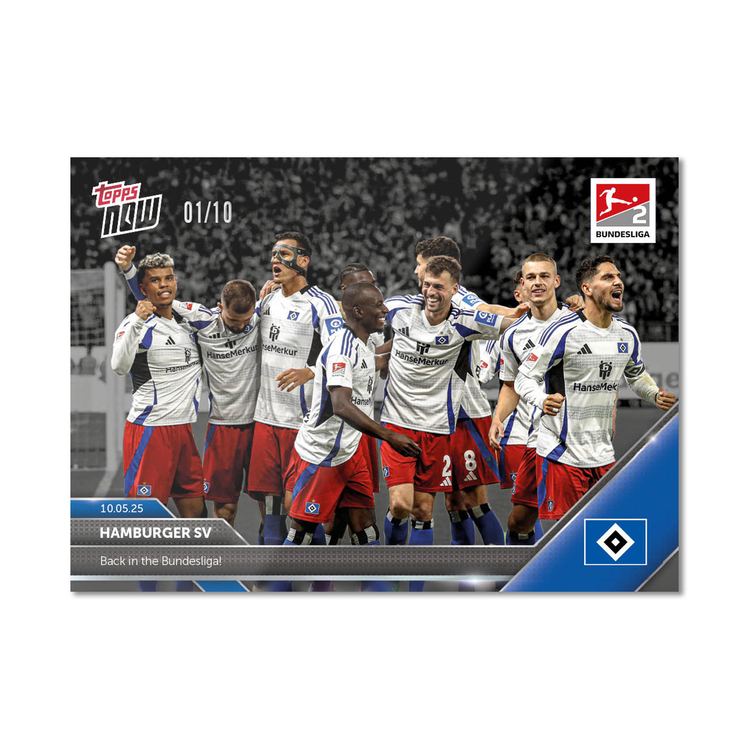 Hamburger SV - 2024-25 Bundesliga Topps NOW - Card 184 - PR: 1334 - Image 4
