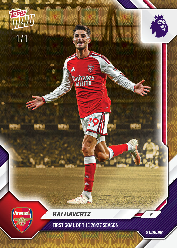 Kai Havertz - 2026-27 Premier League Topps NOW - Card 1 - PR: 2428 - Image 2