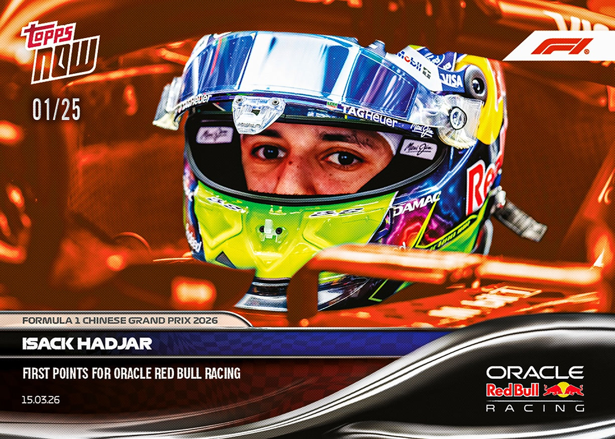Isack Hadjar - 2026 Formula 1 Topps NOW - Card 20 - PR: 1275 - Image 5