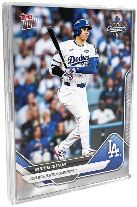 2025 World Series Champions - Los Angeles Dodgers - MLB Topps NOW 15-Card Team Set - PR: 118,459