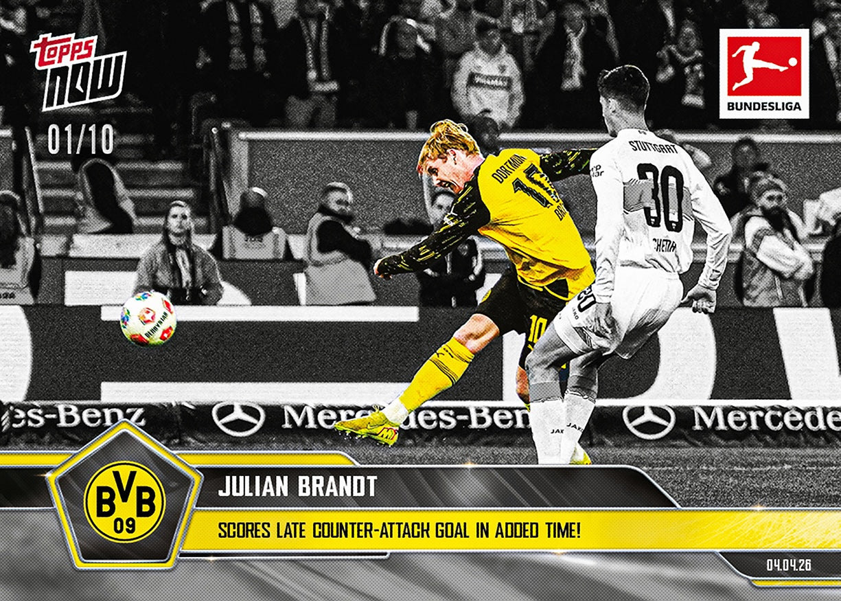 Julian Brandt - 2025-26 Bundesliga Topps NOW - Card 158 - PR: 263 - Image 4