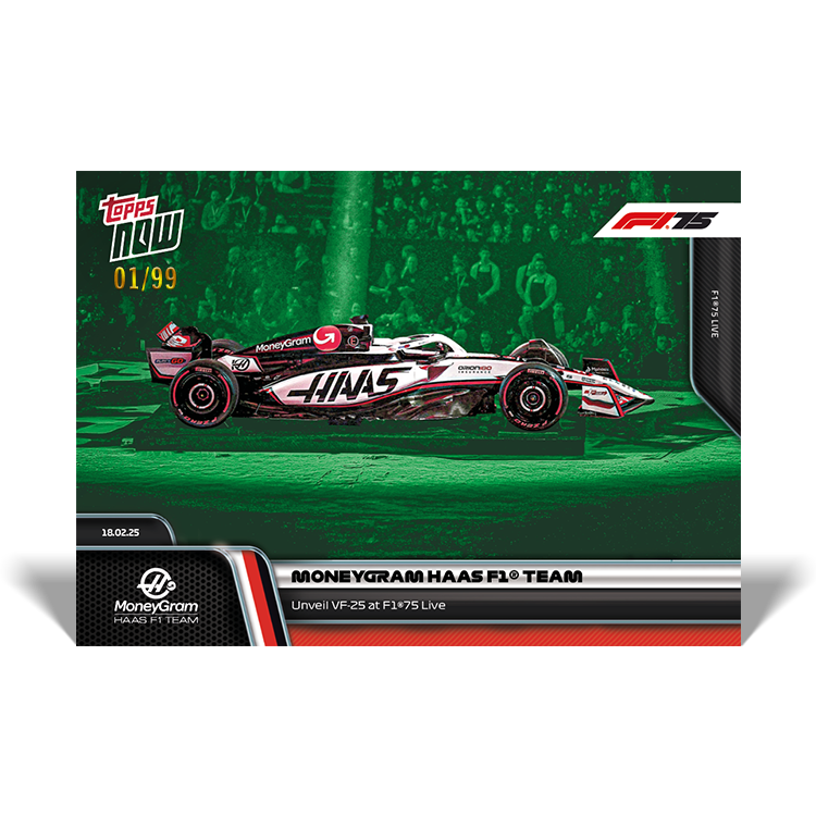MoneyGram Haas F1 Team - 2025 Formula 1 Topps NOW - Card 7 - PR: 574 - Image 5