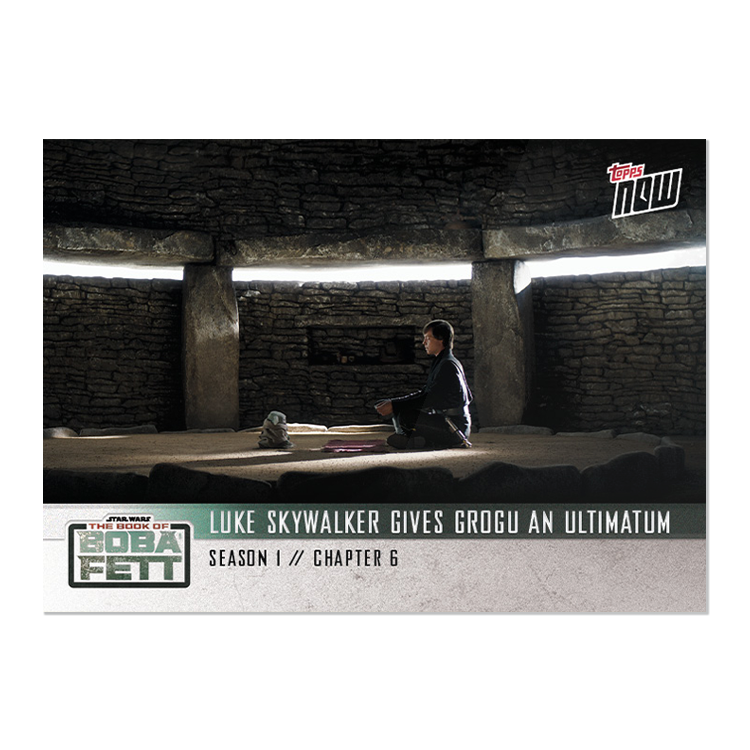 2022 Star Wars TOPPS NOW - 5-Card Pack - Book of Boba Fett Chapter 6 - PR: 2005 - Image 9