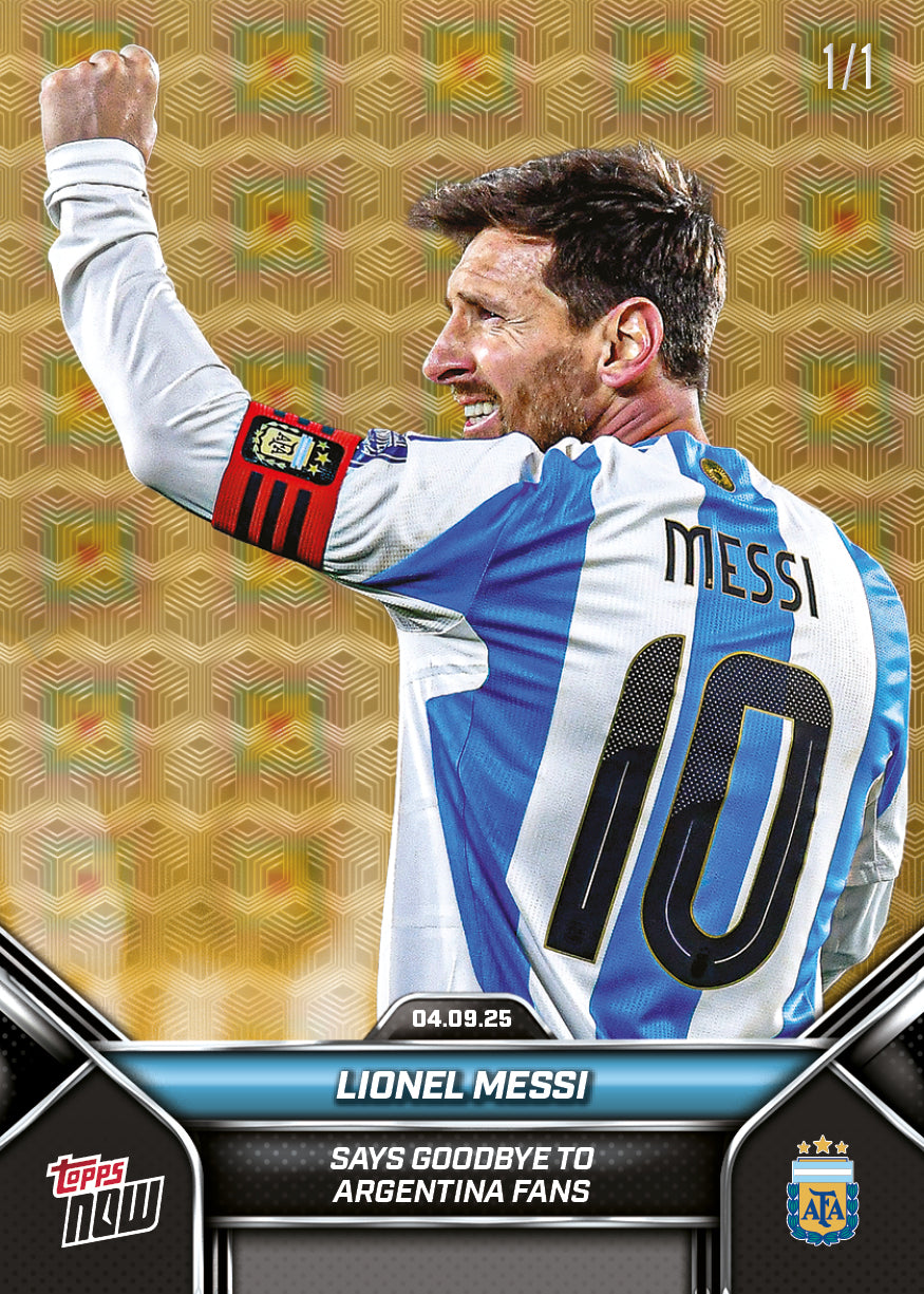 Lionel Messi - 2024-25 Argentina Topps NOW - Card 2 - PR: 34982 - Image 2