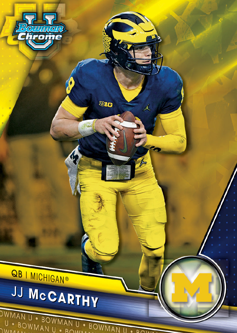 2023 Bowman University Chrome Football Sapphire Edition - Hobby Box - Image 2