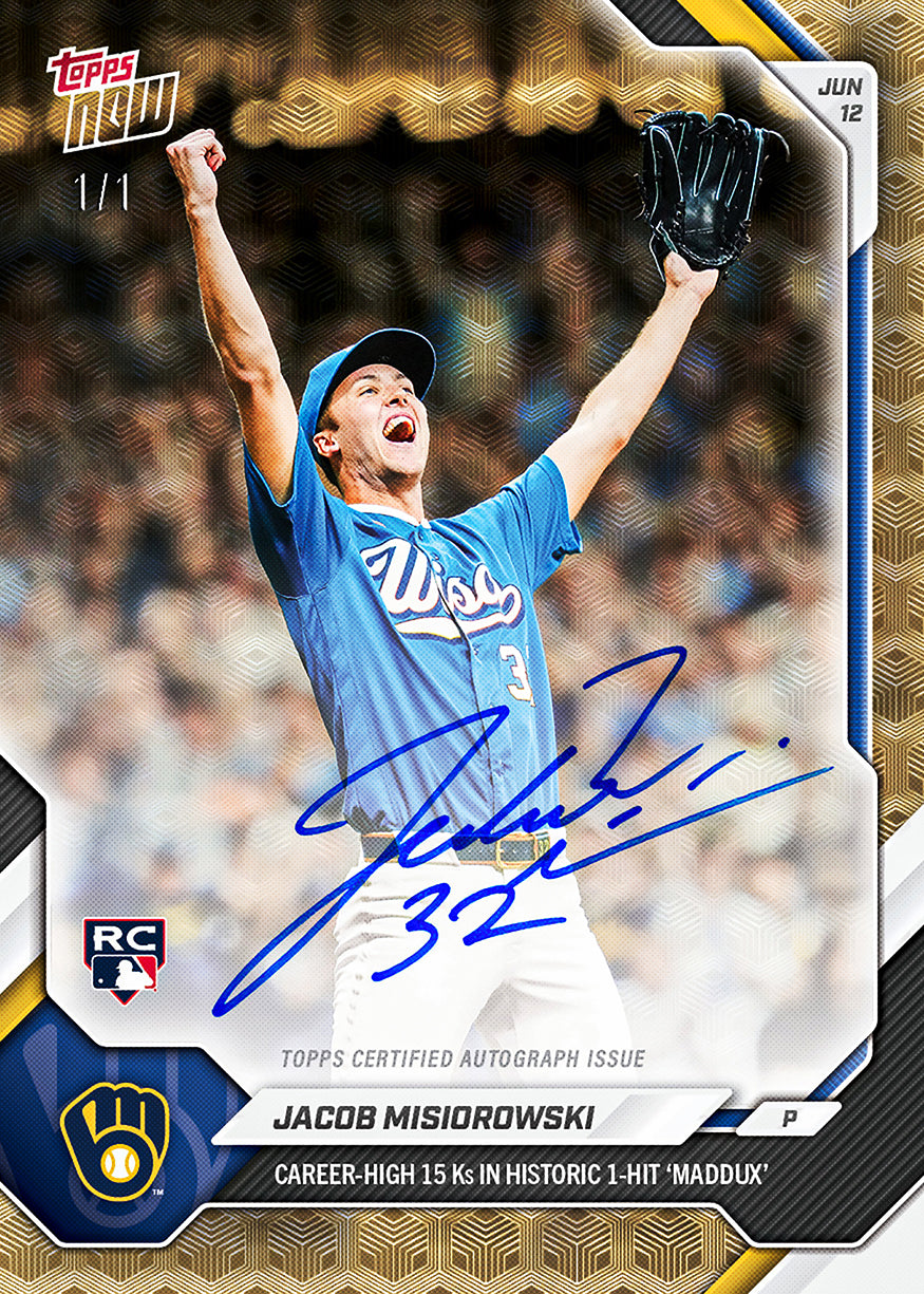 Jacob Misiorowski - 2026 MLB Topps NOW - Card 325 - PR: 22261 - Image 2