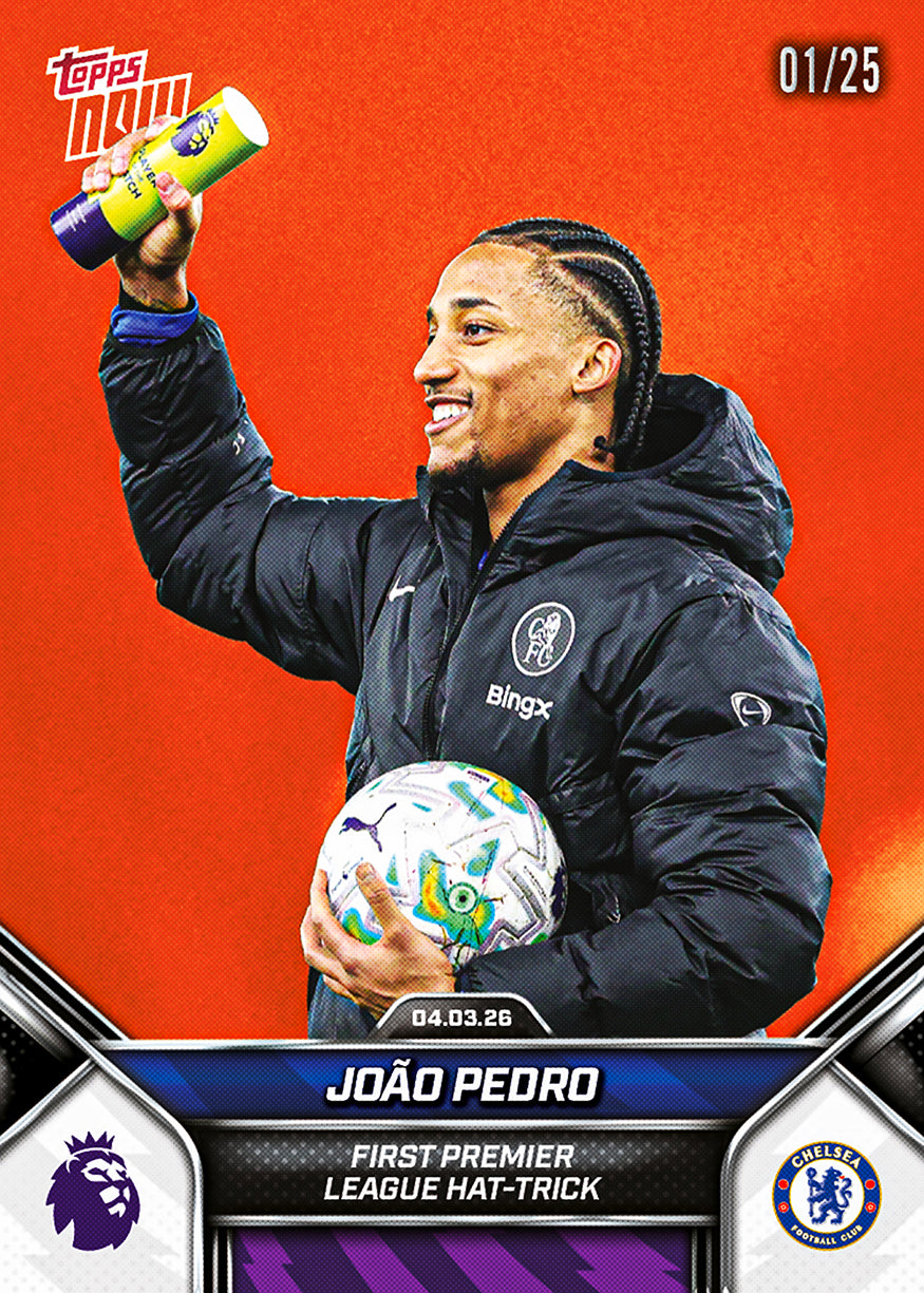João Pedro - 2025-26 Premier League Topps NOW - Card 152 - PR: 949 - Image 5