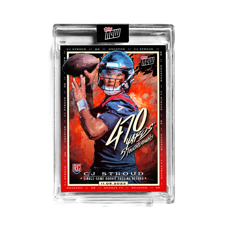 CJ Stroud - 2023 TOPPS NOW Football Card CJ1 - PR: 13854