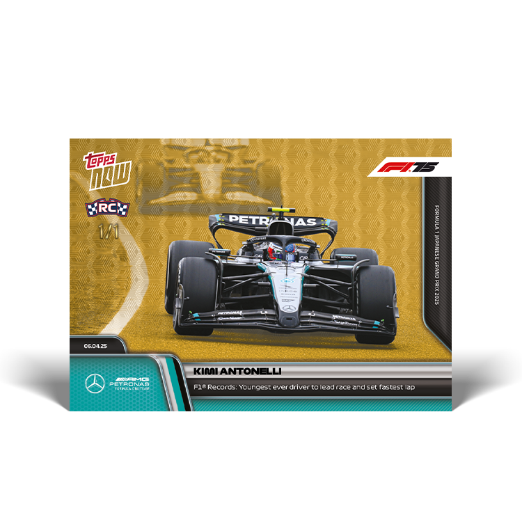 Kimi Antonelli - 2025 Formula 1 Topps NOW Card 28 - PR: 1714 - Image 2