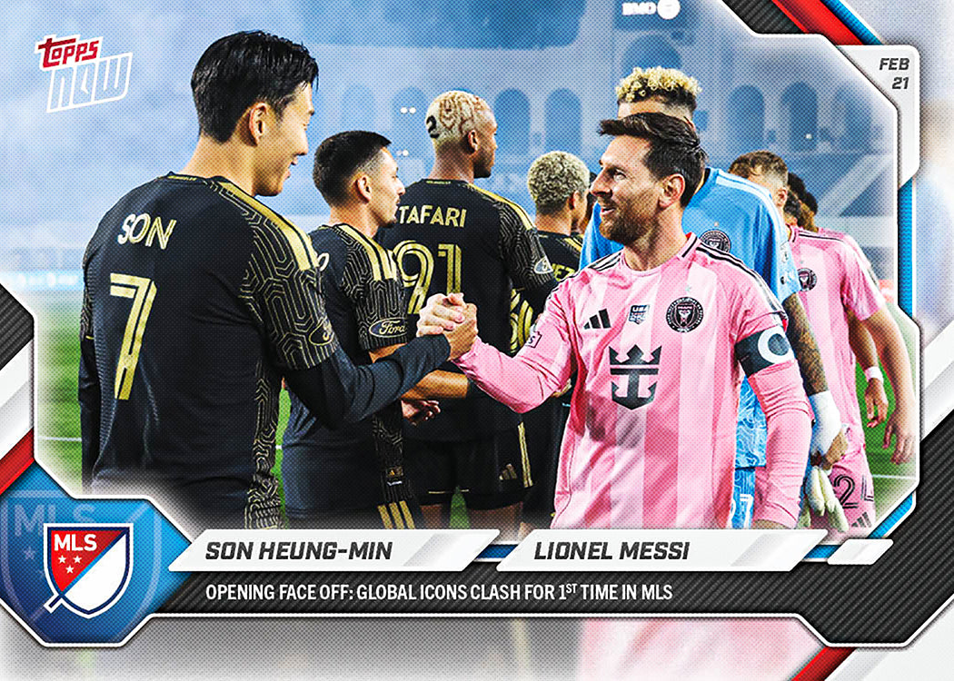 Son Heung-min / Lionel Messi - 2026 MLS Topps NOW - Card 1 - PR: 13472 - Image 4