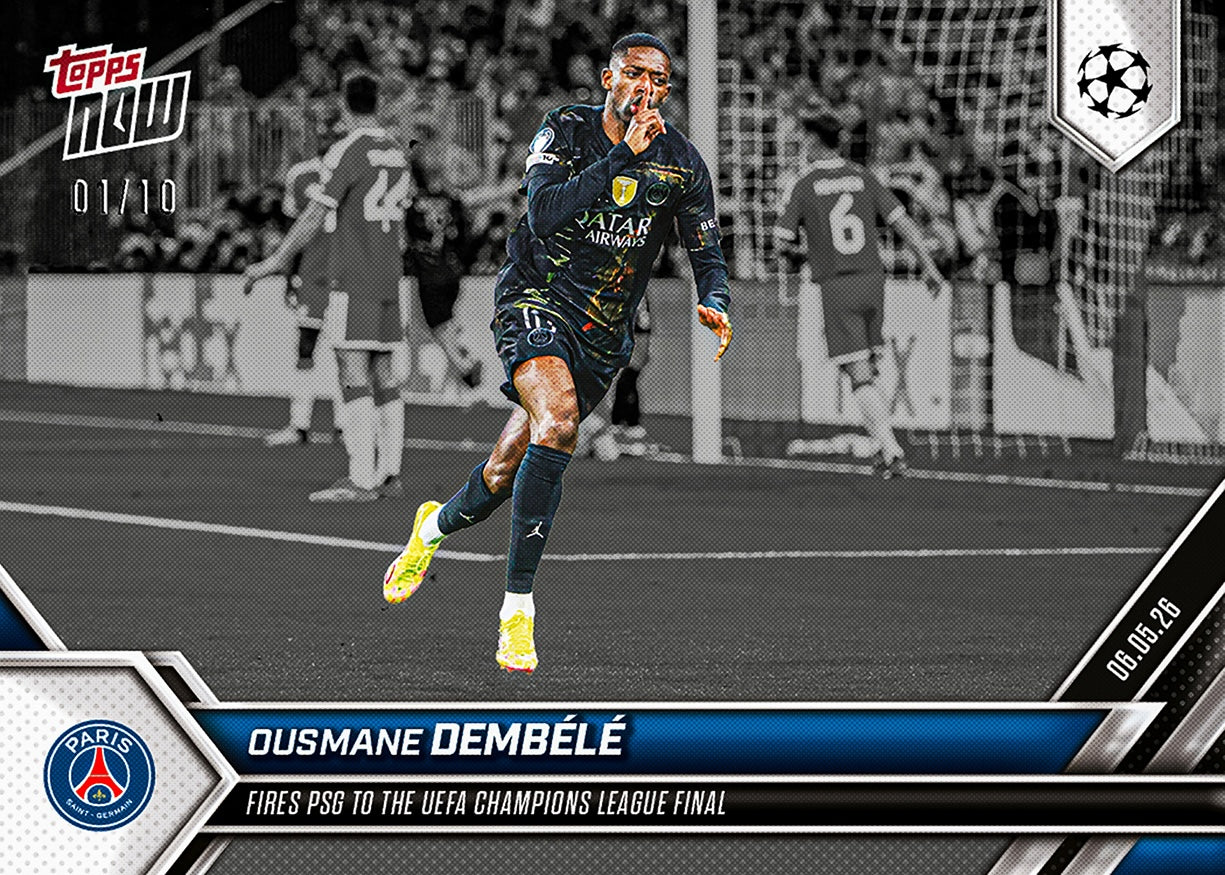 Ousmane Dembélé - 2025-26 UCL Topps NOW - Card 136 - PR: 799 - Image 4