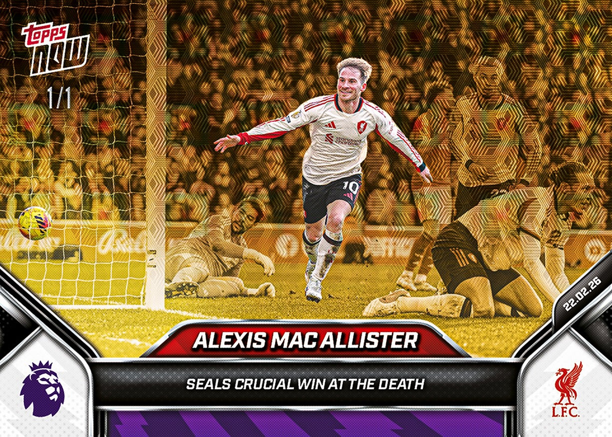 Alexis Mac Allister - 2025-26 Premier League Topps NOW - Card 143 - PR: 685 - Image 2