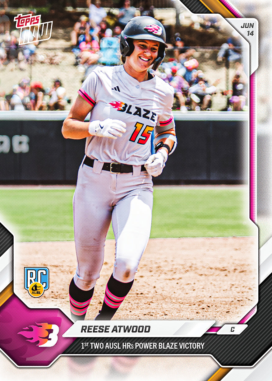 Reese Atwood - 2026 AUSL Topps NOW - Card 9 - PR: 1453