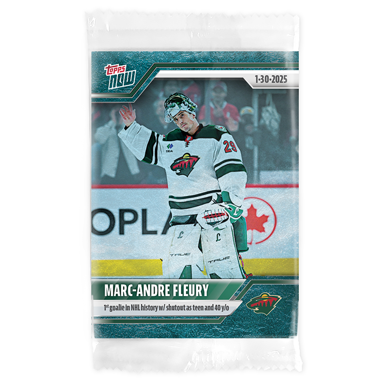 Marc-Andre Fleury - 2024-25 NHL Topps NOW - Sticker # 102 Pack - PR: 355 - Image 3