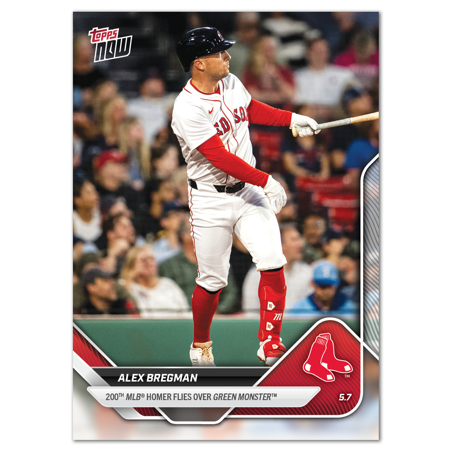 Alex Bregman - 2025 MLB Topps NOW - Card 151 - PR: 589