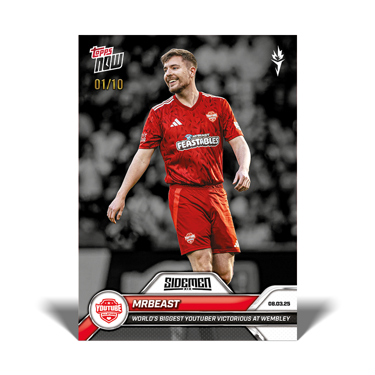 MrBeast - 2025 Sidemen Charity Match Topps NOW Card 7 - PR: 6358 - Image 4