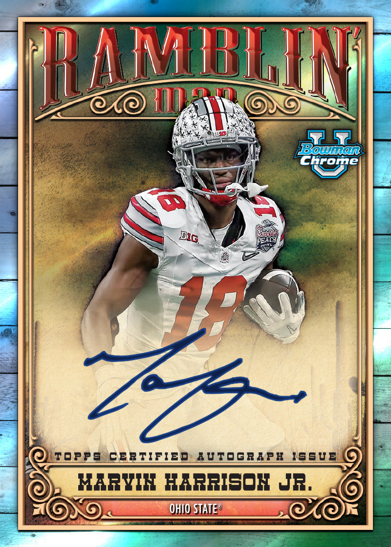 2023 Bowman University Chrome Football - Hobby Box - Image 9