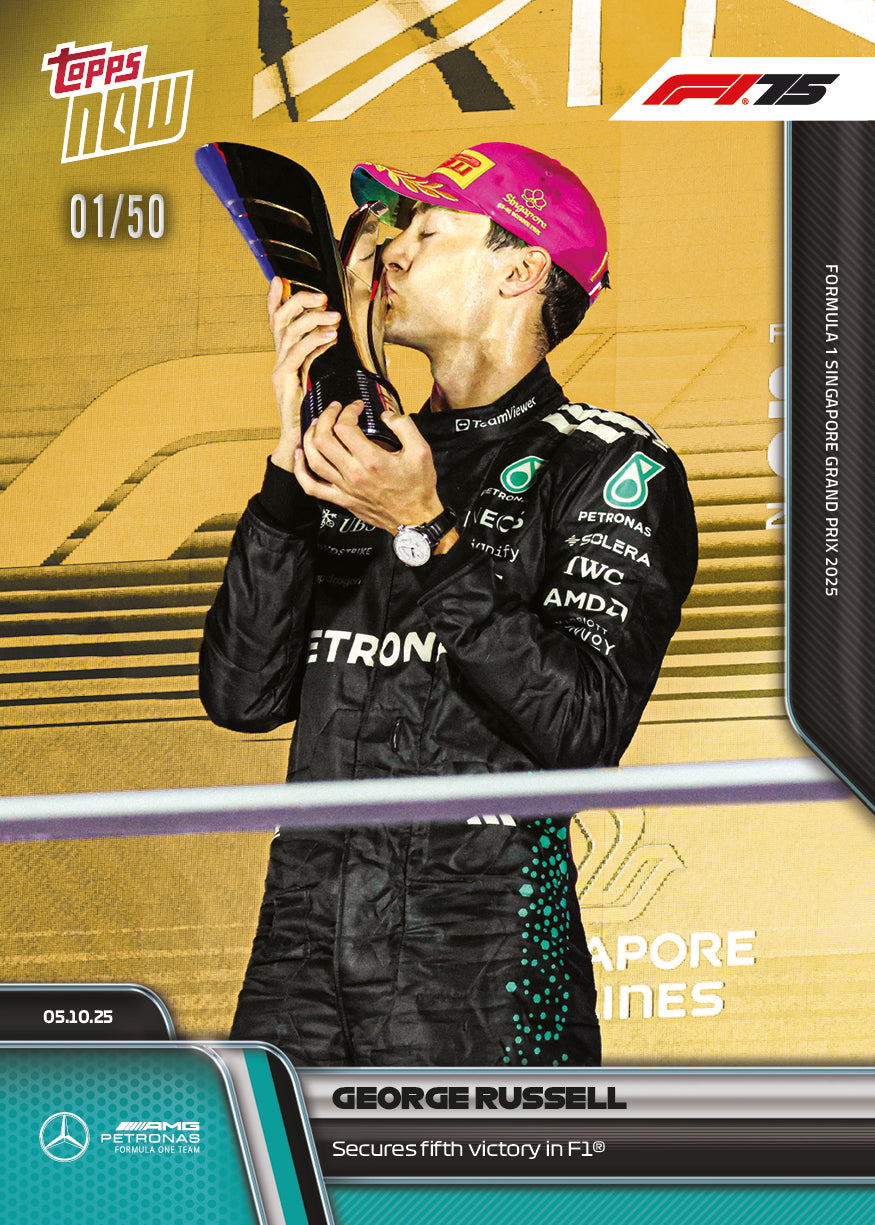 George Russell - 2025 Formula 1 Topps NOW - Card 67 - PR: 2978 - Image 6