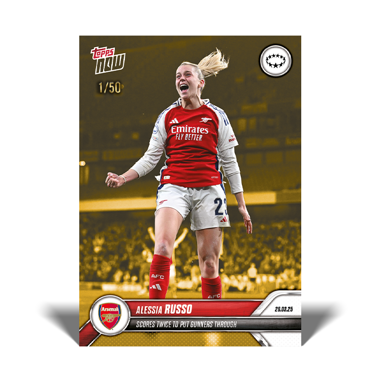 Alessia Russo - 2024-25 UWCL Topps NOW - Card 21 - PR: 604 - Image 2